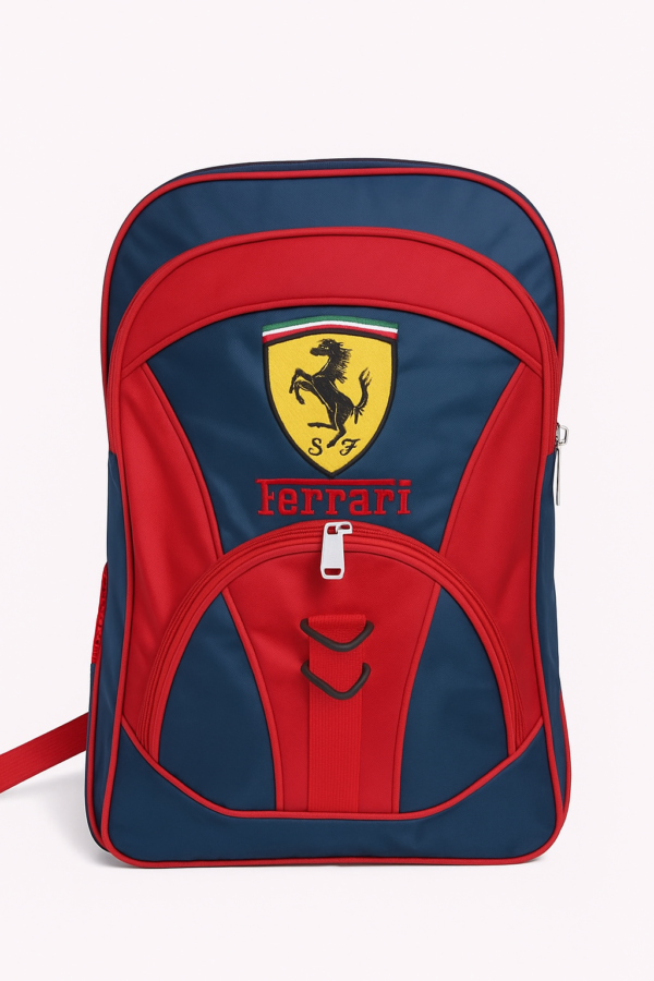 Red and blue  School bag - Image 2