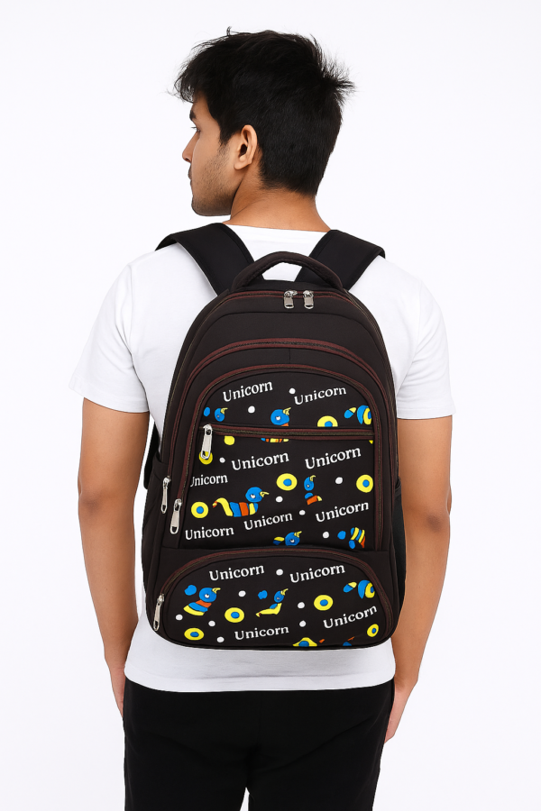 Brown School bag - Image 2