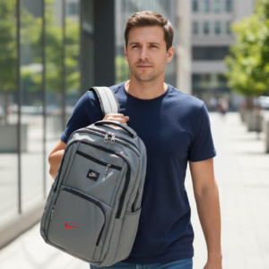 gray bag