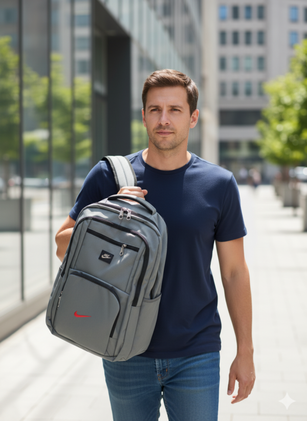 gray bag