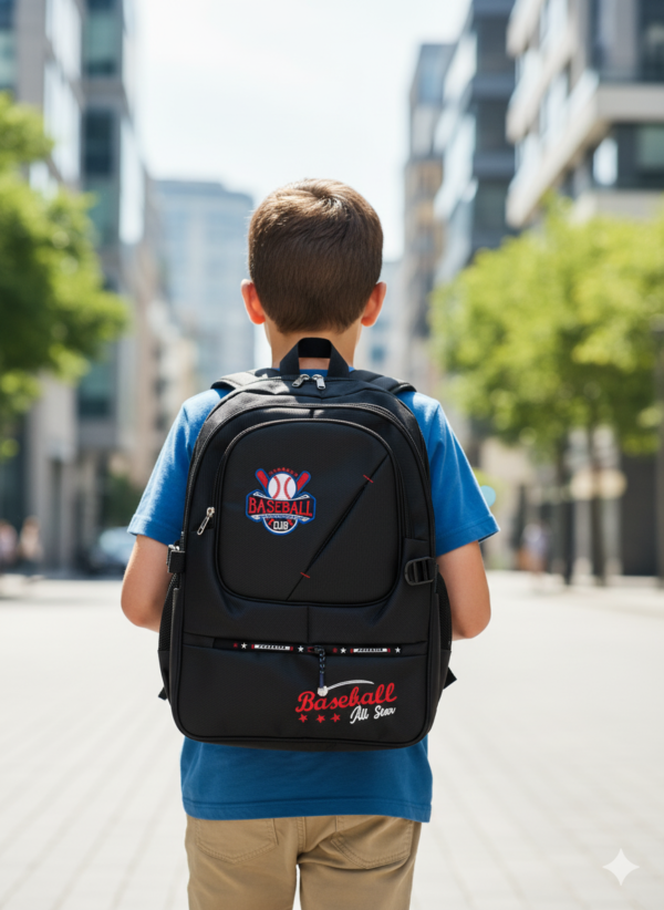 Black school bag - Image 2