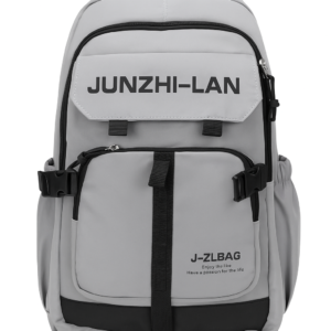light gray college bag