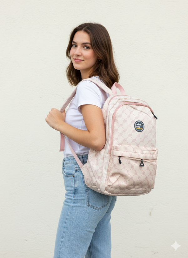 a light-colored college bag - Image 2